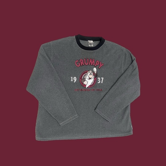 Y2K Disney Grumpy Sweater NWOT - Picture 1 of 3